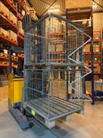 pallet opzetrand gaascontainer, Ophalen