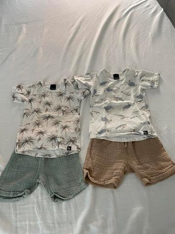 Kidstyling maat 98 / 104 t-shirt en korte broek beschikbaar voor biedingen