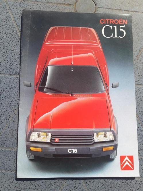 folder Citroën C15 modeljaar 1990 NL, Boeken, Auto's | Folders en Tijdschriften, Zo goed als nieuw, Citroën, Ophalen of Verzenden