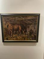 Schilderij paard, Antiek en Kunst, Kunst | Schilderijen | Klassiek, Ophalen