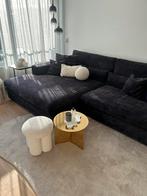 DECOR AMSTERDAM - Luxe Hoekbank - Stof - adore anthracite, Ophalen, 250 tot 300 cm, Hoekbank, Zo goed als nieuw