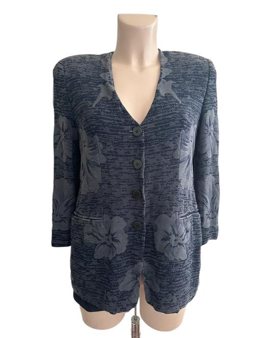 Giorgio Armani blazer grijs S, Kleding | Dames, Truien en Vesten, Zo goed als nieuw, Maat 36 (S), Grijs, Ophalen of Verzenden