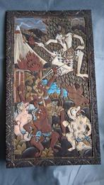 Bali Batuan handgestoke paneel, Ophalen of Verzenden