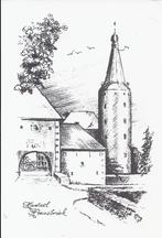 Q2934 Ongelopen ansichtkaart Kasteel Hoensbroek, Ophalen of Verzenden, Ongelopen
