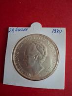 Zilveren 2 1/2 Gulden 1940 - Prachtig!, Ophalen of Verzenden