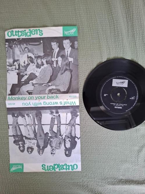 The Outsiders/ Monkey on your back 1967, Cd's en Dvd's, Vinyl Singles, Gebruikt, Single, Pop, 7 inch, Ophalen of Verzenden