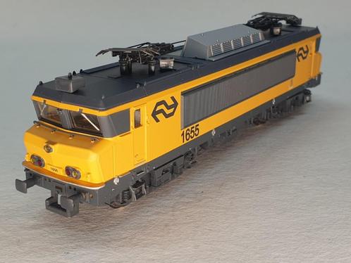 Zeldzaam Roco NS 1655 stadslogo Eindhoven, zgan digitaal H0, Hobby en Vrije tijd, Modeltreinen | H0, Zo goed als nieuw, Locomotief