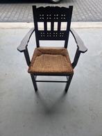 4 x Antieke boeren stijl rietstoelen goede staat, Antiek en Kunst, Antiek | Meubels | Stoelen en Banken, Ophalen