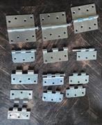 Diverse Scharnieren - Gebruikt, Doe-het-zelf en Verbouw, Hang- en Sluitwerk, Ophalen of Verzenden, Gebruikt, IJzer, Scharnier