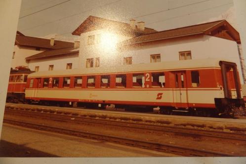 Foto personenwagen rijtuig ÖBB Oostenrijk Bundesbahn wagen, Verzamelen, Spoorwegen en Tramwegen, Gebruikt, Trein, Kaart of Prent