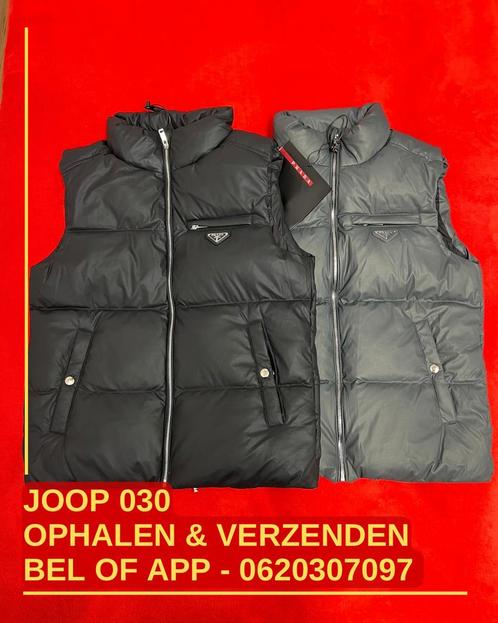 Prada “Gillet primaloft” bodywarmer zwart en grijs maat L XL, Kleding | Heren, Bodywarmers, Nieuw, Ophalen of Verzenden