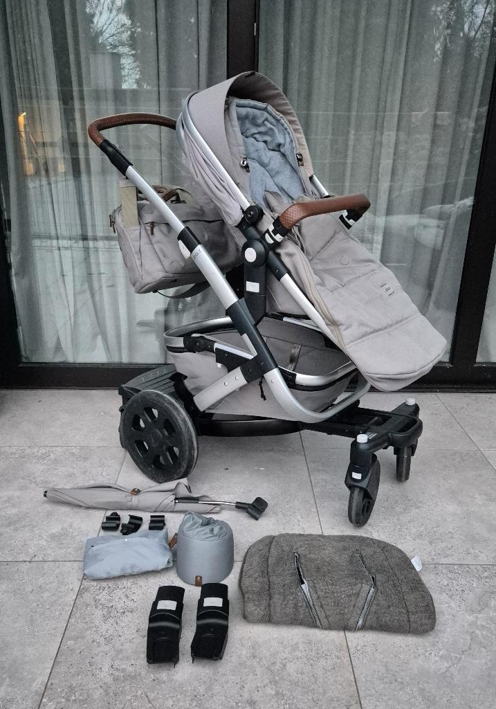 Joolz Geo2 kinderwagen, Kinderen en Baby's, Kinderwagens en Combinaties, Gebruikt, Combiwagen, Overige merken, Met reiswieg, Verstelbare duwstang