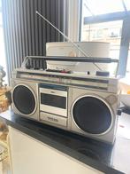Prachtige Sanyo radio cassetterecorder/boombox/gettoblaster, Ophalen of Verzenden, Zo goed als nieuw