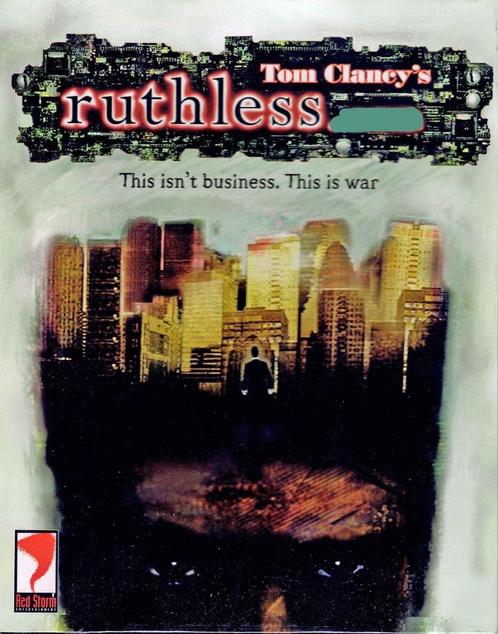Vintage CD-rom computerspel Ruthless in big box, Spelcomputers en Games, Games | Pc, Zo goed als nieuw, Strategie en Constructie