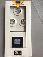 Halogeenlampen Set van 3 - Brilliant, Halogeen, Kunststof, Ophalen of Verzenden, Zo goed als nieuw
