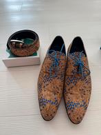 Mascolori - schoenen maat 46 + bijpassende riem, Kleding | Heren, Schoenen, Mascolori, Bruin, Ophalen of Verzenden, Zo goed als nieuw