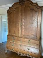 Antieke eiken kast stoer en sober rustiek landelijke stijl, Ophalen, Landelijk antiek stoer en sober, Gebruikt, 200 cm of meer