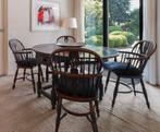 17e eeuwse Gateleg tafel met Windsor armstoelen, Antiek en Kunst, Antiek | Meubels | Tafels, Ophalen