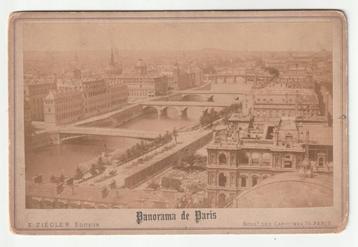 Parijs oude foto Panorama de Paris E. Ziégler beschikbaar voor biedingen