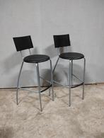 Ikea Anssi barkruk barstoel kruk stapelbaar 2 stuks, 2 krukken, Ophalen, Zo goed als nieuw, 60 tot 90 cm