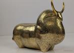 Modern bronzen beeld stier, Ophalen of Verzenden, Zo goed als nieuw, Dier