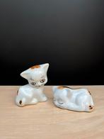 Schattige kattenbeeldjes, Ophalen of Verzenden, Zo goed als nieuw, Dier