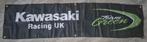 Kawasaki Vlag 180x45cm - Team Green Racing UK, Diversen, Ophalen of Verzenden, Nieuw
