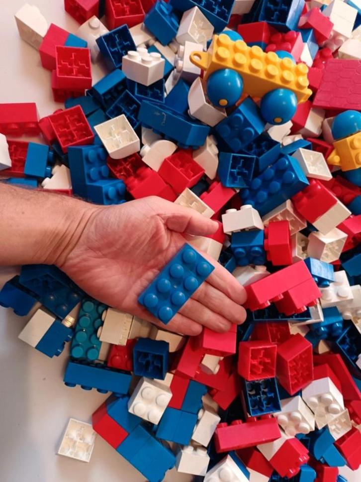 Grote Lego bouwstenen, Kinderen en Baby's, Speelgoed | Bouwstenen, Zo goed als nieuw, Verzenden