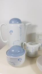 Bareuther 15-delig servies, wit, blauw, mooie conditie. 6A1, Tweedehands verkoop, Tweedehands verkoop, Gebruikt, Ophalen of Verzenden