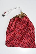 Stoffen bohemian tas uit India handgemaakt tribal rood, Sieraden, Tassen en Uiterlijk, Tassen | Damestassen, Ophalen of Verzenden
