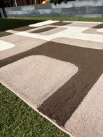 Modern tapijt met geometrisch patroon (255x125cm), Ophalen, Wit, 150 tot 200 cm, 200 cm of meer