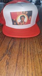 Vintage 1980s Marco van Basten Milan Pet, Onbekend, Pet, Gedragen, One size fits all