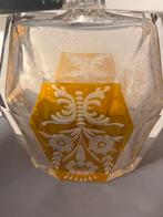 Art Deco Bohemian glas karaf 1930, Ophalen