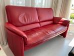 Leolux Catalpa 2x 2,5 zits Ferrari (rood) kleur banken., Huis en Inrichting, Ophalen, Gebruikt, 150 tot 200 cm, Tweepersoons