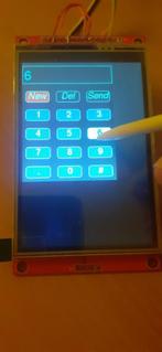 arduino ILI9488 320x480 display met touchscreen en SD card, Ophalen of Verzenden, Nieuw