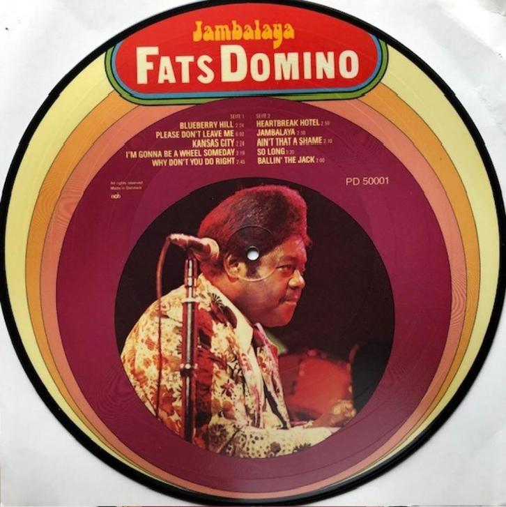 FATS DOMINO PICTURE DISC LP: JAMBALAYA, Cd's en Dvd's, Vinyl | Pop, Gebruikt, 1960 tot 1980, Ophalen of Verzenden