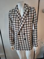 Saint + Sofia Cambridge Blazer - Zwart/Crème - XL, Kleding | Dames, Jasjes, Kostuums en Pakken, Verzenden, Zwart, Maat 46/48 (XL) of groter