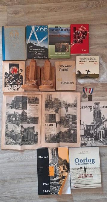 Lot Grebbeberg mei 1940 Rhenen. Ww2 wo2.  beschikbaar voor biedingen