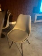 Eetkamer stoelen grijs (6x), Ophalen, Zo goed als nieuw, Grijs, Vijf, Zes of meer stoelen