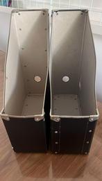 Tijdschriftenhouders 2 stuks, Huis en Inrichting, Woonaccessoires | Krantenbakken en Lectuurbakken, Ophalen, Gebruikt