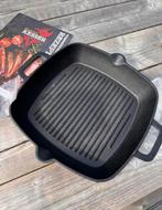 Grillpan gietijzer, Nieuw!, Huis en Inrichting, Keuken | Potten en Pannen, Ophalen of Verzenden, Nieuw, Gietijzer, Koekenpan of Braadpan