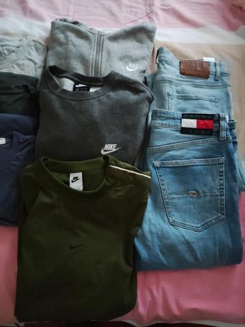 Net kledingpakket Tommy Hilfiger, Levi's, G-Star, Nike beschikbaar voor biedingen