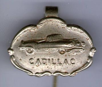 Cadillac zilverkleurig auto klemmetje/speldje ( A_155 ) beschikbaar voor biedingen