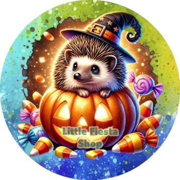 LF4648 icing frosting halloween egel 20cm eetbare taart top beschikbaar voor biedingen