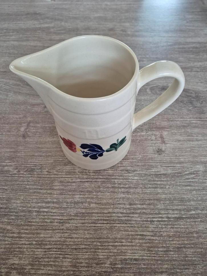 Boerenbont Melkkan - 16cm hoog, 12cm diameter, Huis en Inrichting, Keuken | Servies, Gebruikt, Boerenbont, Aardewerk, Ophalen of Verzenden