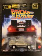Hot Wheels Premium Back to the Future Time Machine, Ophalen of Verzenden, Nieuw, Auto