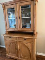 Antieke oud grenen buffet kast, Ophalen, Gebruikt, 25 tot 50 cm, 100 tot 150 cm