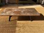 Vintage japans antiek houtsnijwerk tafeltje, 50 tot 100 cm, Ophalen of Verzenden, Zo goed als nieuw, Minder dan 50 cm