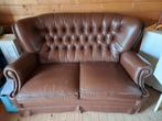 Chesterfield bankje, Ophalen, Gebruikt, Tweepersoons, 75 tot 100 cm