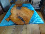 epoxy salontafel rivier tafel eiken kersen walnoot boomplank, Huis en Inrichting, Nieuw, Kersenhout, Ophalen